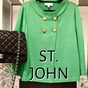 ST. JOHN JACKIE O BUTTON DOWN